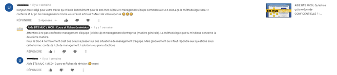 Youtube | Commentaire de Ura B. | AIDE BTS MCO