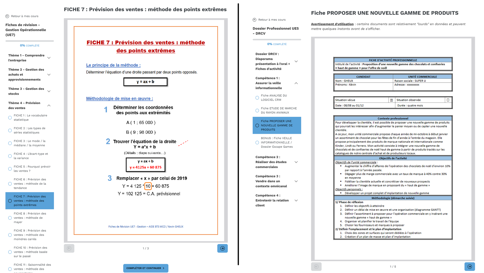 Pass 3 mois : Espace Membre AIDE BTS MCO