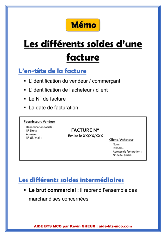 Pass 1 mois : Espace Membre AIDE BTS MCO