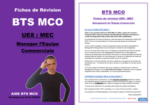 PACK FICHES DE REVISION du BTS MCO