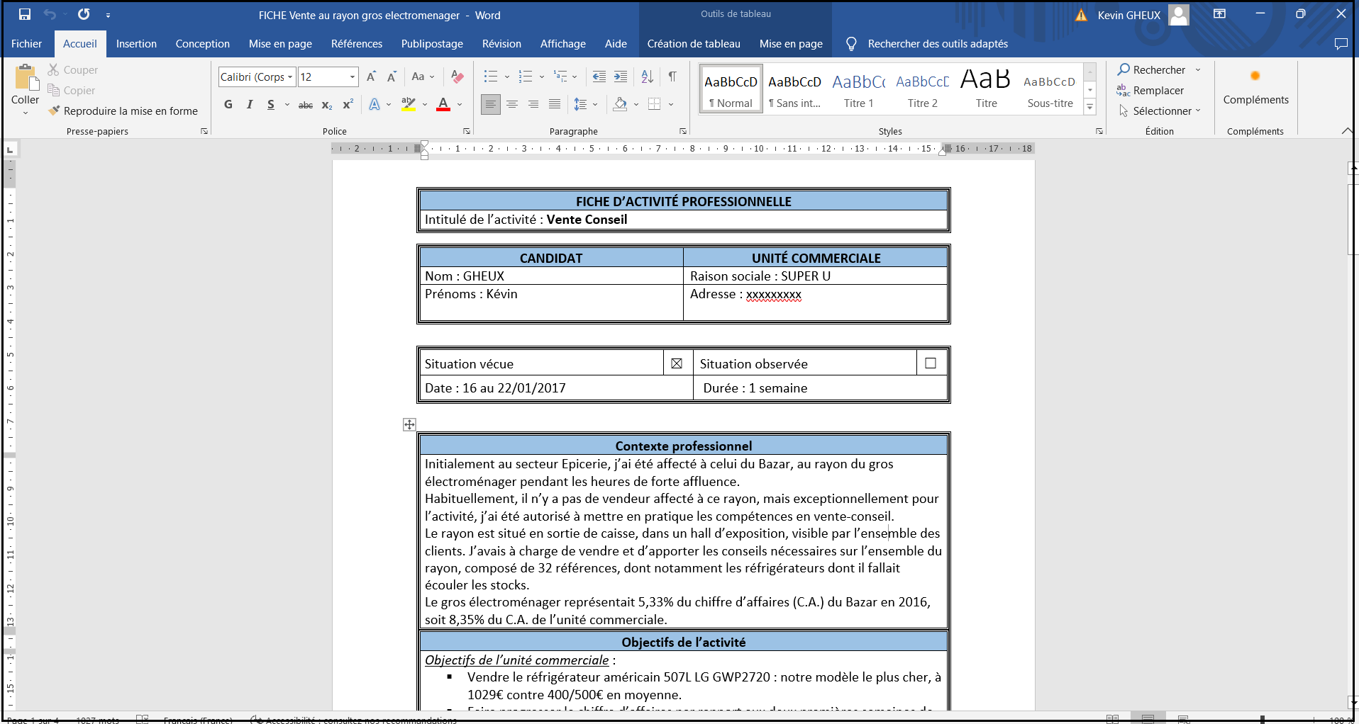Pack DRCV | Dossier Professionnel UE5 : Développer la relation client et la vente/conseil | BTS MCO