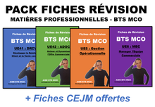 Charger l&#39;image dans la galerie, PACK FICHES DE REVISION du BTS MCO