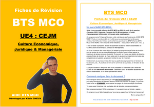 PACK FICHES DE REVISION du BTS MCO