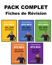 Charger l&#39;image dans la galerie, PACK FICHES DE REVISION du BTS MCO