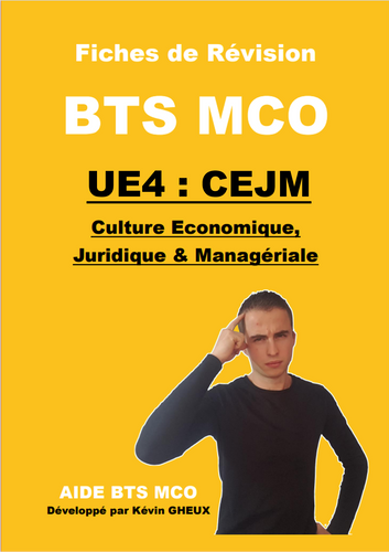 FICHES DE REVISION - UE4 / CEJM - Culture ECONOMIQUE / JURIDIQUE et MANAGERIALE - BTS TERTIAIRE