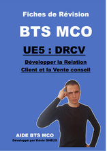 Charger l&#39;image dans la galerie, FICHES DE REVISION - UE5 : Développer la relation client et la vente conseil - BTS MCO