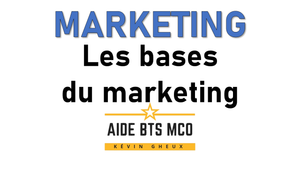 #25 Les bases du marketing - Cours de MARKETING du BTS MCO