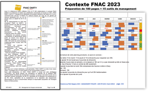 Pack complet de MANAGEMENT D'EQUIPE : 3 sujets analysés (comprenant FNAC 2023) + 110 fiches de révision